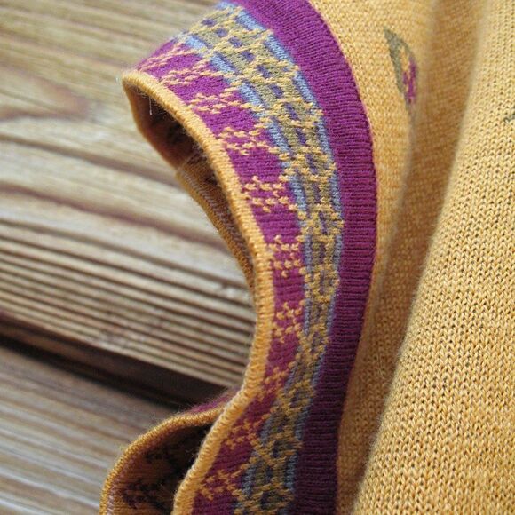 NWT Vintage 80's Knit Top Sweater - Picture 4 of 8